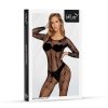 Seksowne Bodystocking wzorzyste 2037 czarne